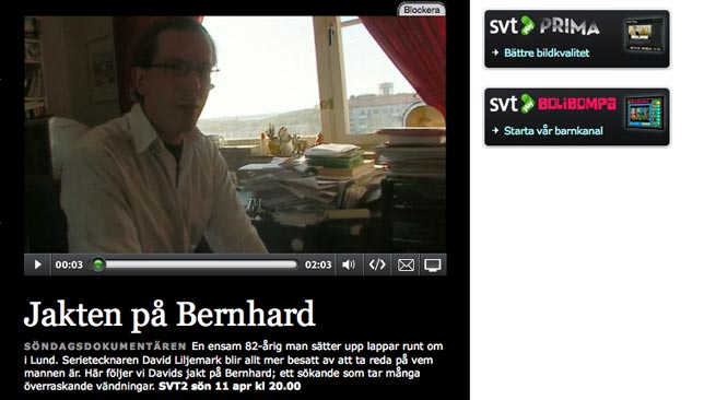 hjakten på bernard svt doku