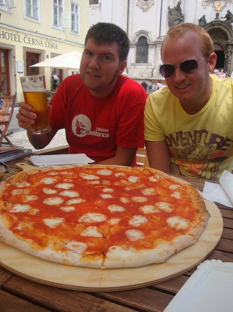 pizza i prag